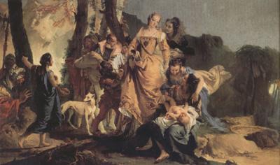 Giovanni Battista Tiepolo The Finding of Moses (nn03) oil painting image